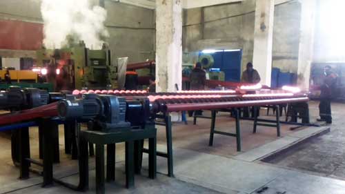 steel ball forging making machine