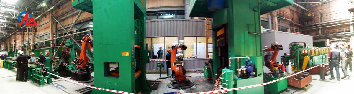 automatic electric screw press forging line in Russia