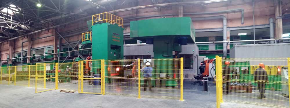 automatic forging production line with Anyang electric screw forging press